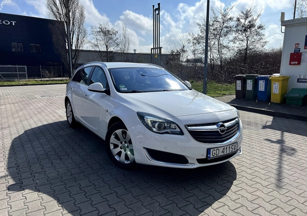 Opel Insignia cena 40000 przebieg: 206000, rok produkcji 2016 z Gdańsk małe 436